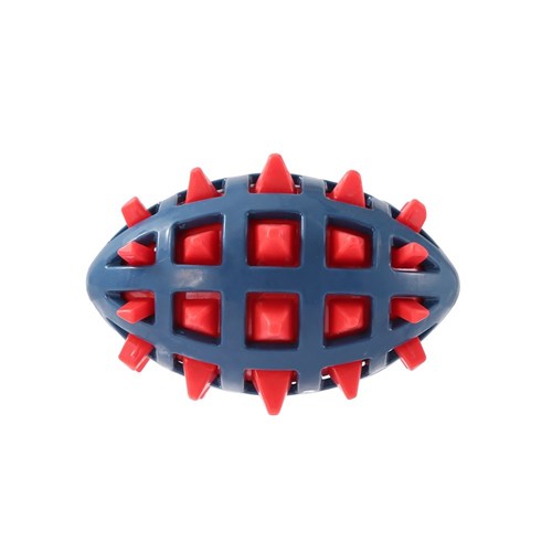 TPR SPIKEY FOOTBALL 13X7.5X7.5CM