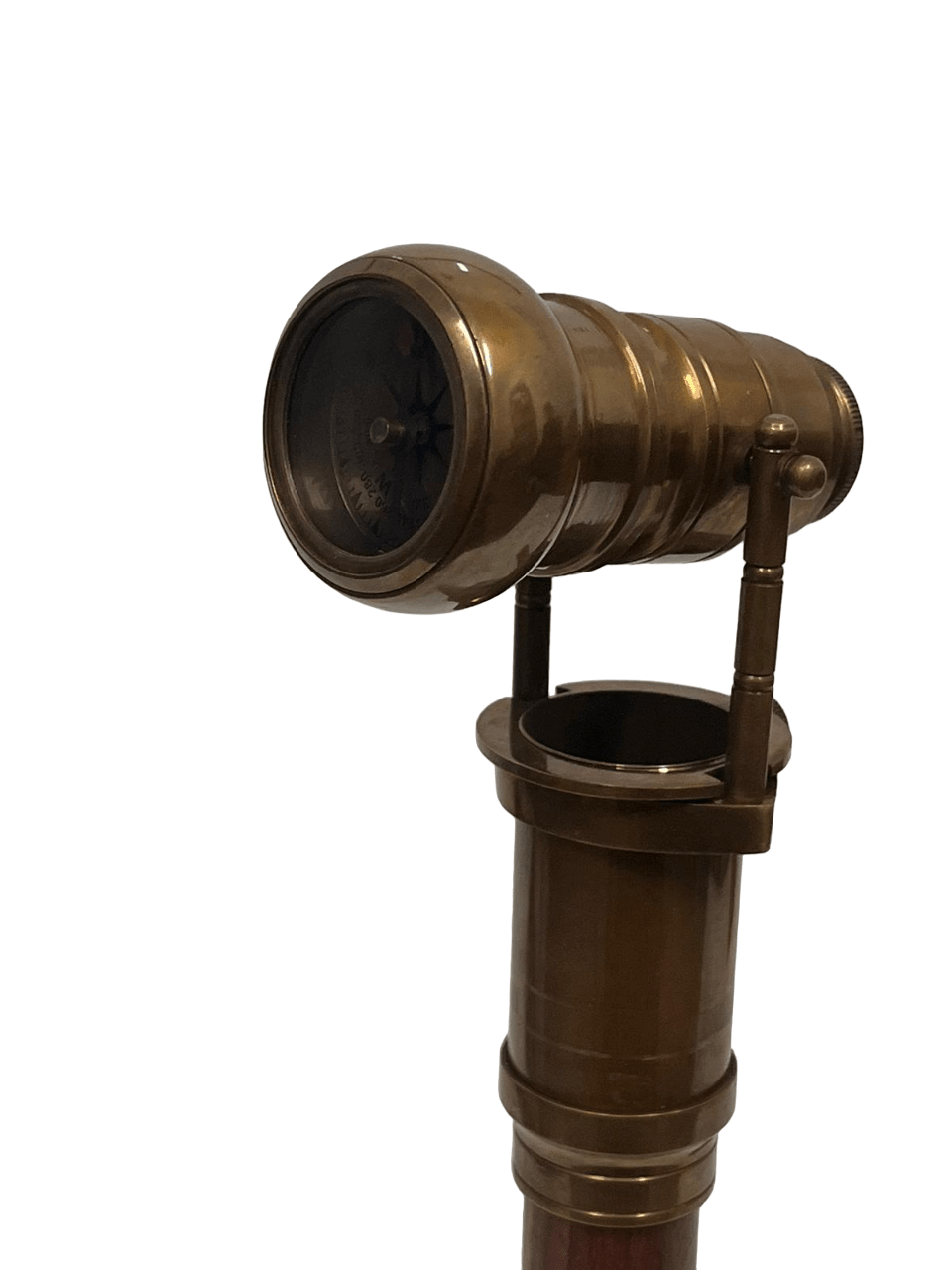 Compass & Telescope Handle Walking Stick