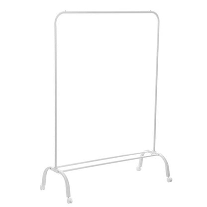 METAL GARMENT RACK WITH WHEELS 110X40.5X154CM