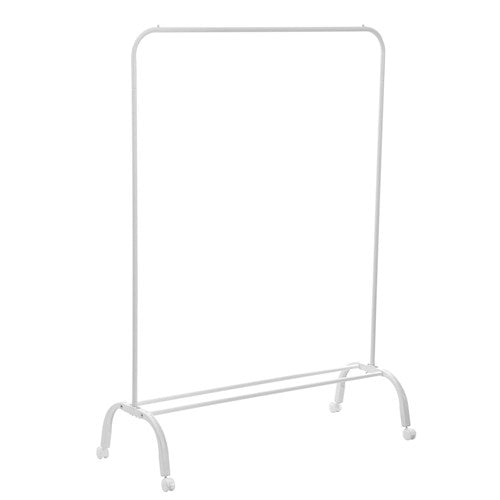METAL GARMENT RACK WITH WHEELS 110X40.5X154CM