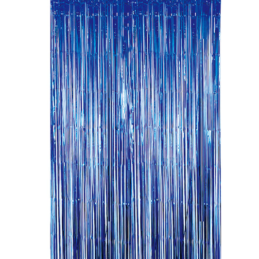 Dark Blue Foil Curtain