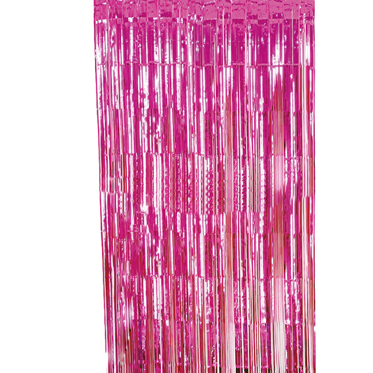 Dark Pink Foil Curtain