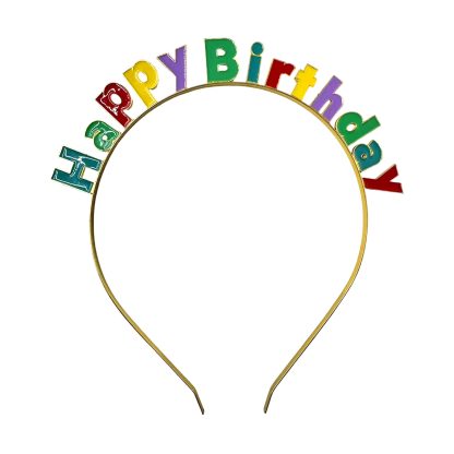 Happy Birthday Headband - Rainbow