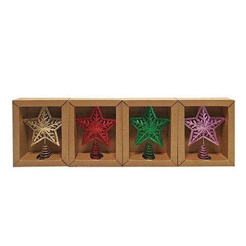 Decoration Xmas Tree Topper Deluxe Star 20x25cm