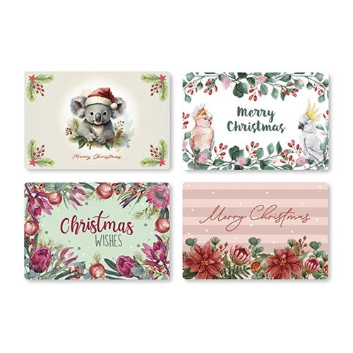 Xmas Door Floor Mat 4 Asst 40x60cm