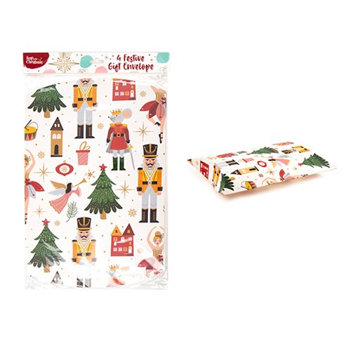 Gift Box Pillow Xmas 4pk 35x55cm