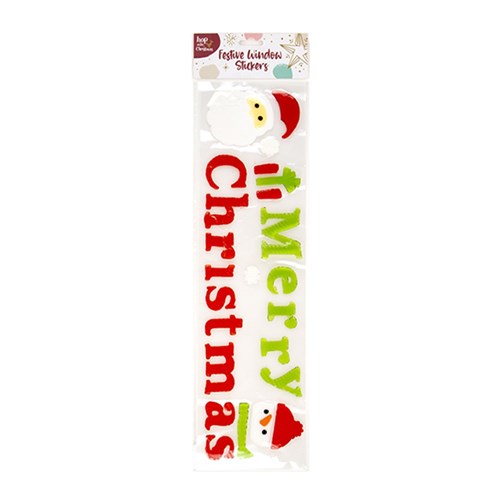 Stickers Window Xmas Jelly 56x15cm