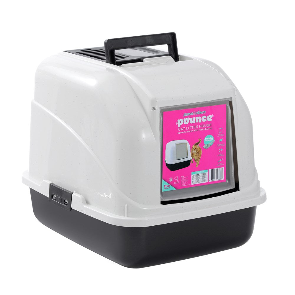 POUNCE CAT LITTER HOUSE W/DOOR – 50X40X40CM