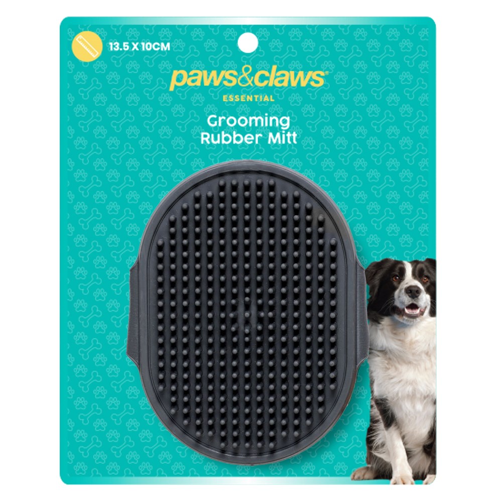 GROOMING MITT RUBBER – 13.5X10CM