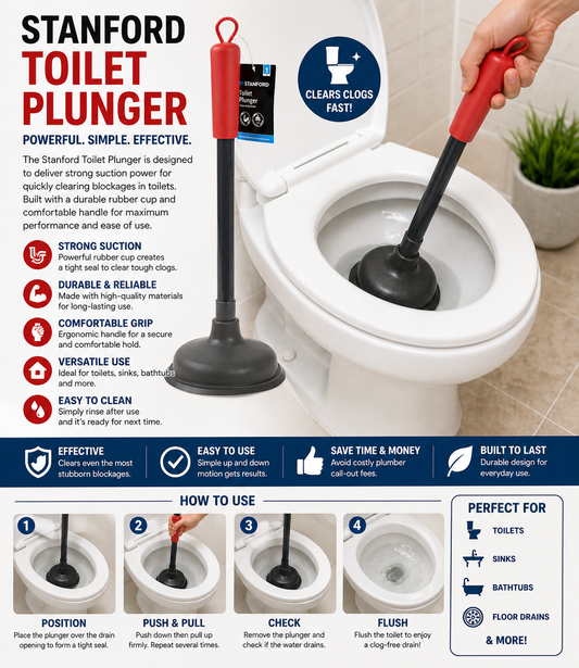 Toilet Plunger Dia 16cm