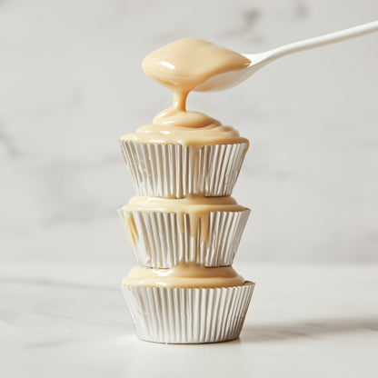 Medium WHITE Greaseproof Paper Baking Cups (100 pack) - 35mm Base