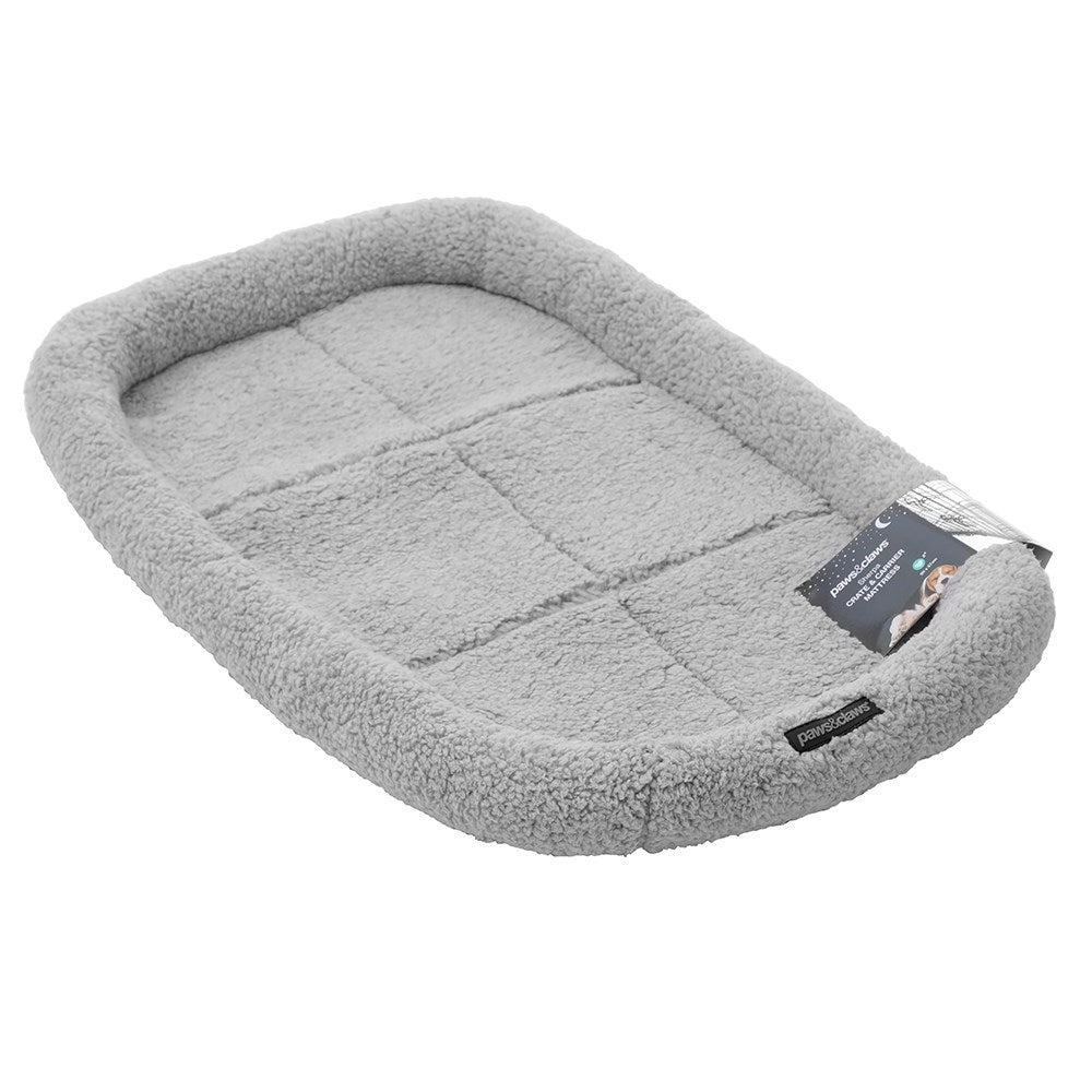 SLIMLINE CRATE BED MEDIUM – 90X57X8CM GREY SHERPA