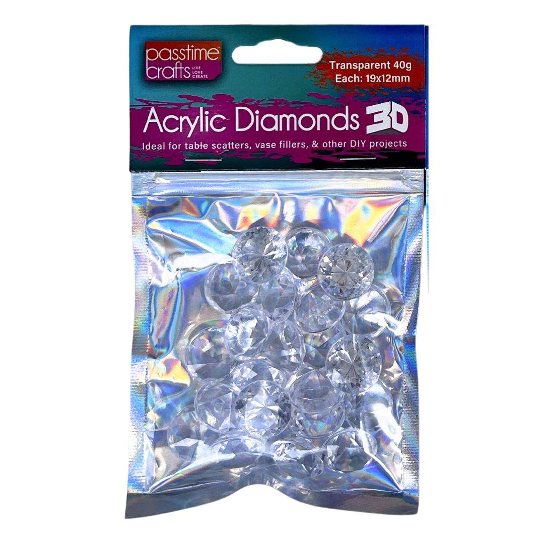Loose Faux Diamonds - Large