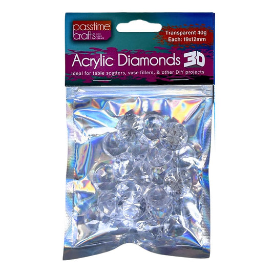 Loose Faux Diamonds - Large