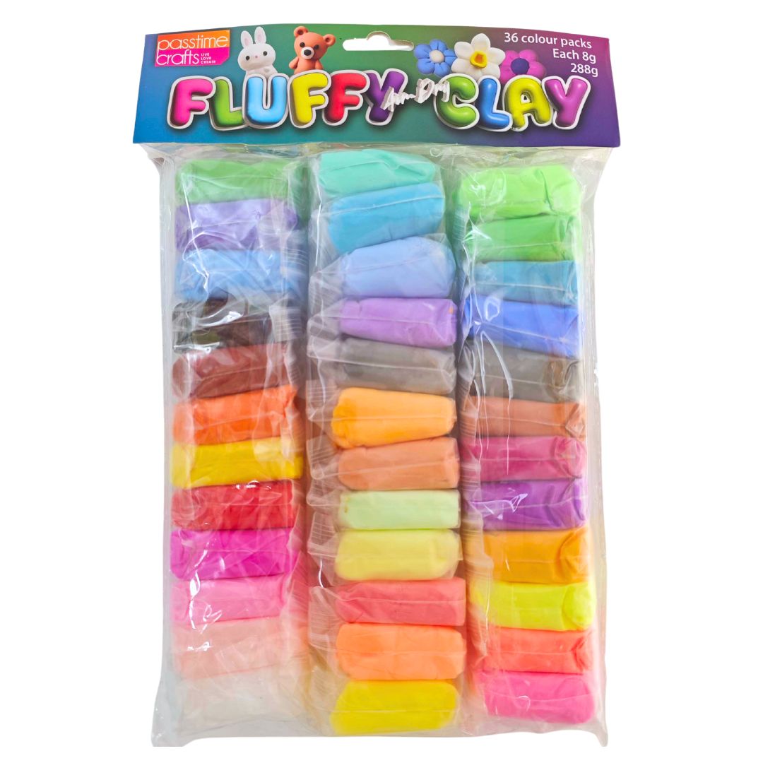 Fluffy Air-Dry Clay Mega Set