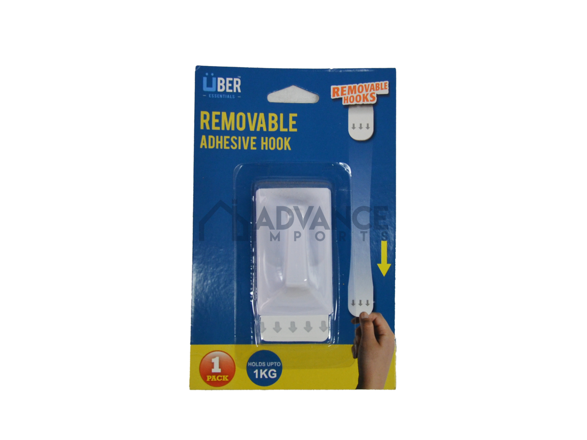 Removable Hook Holds Up To 1kg