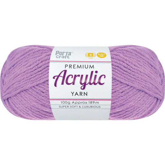 Acrylic Yarn 100g 189m 8ply - Jasmine