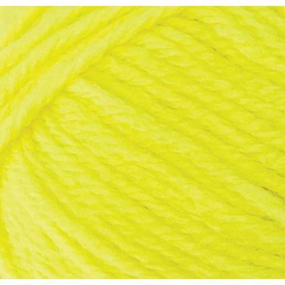 Acrylic Yarn 100g 189m 8ply - High Viz Yellow