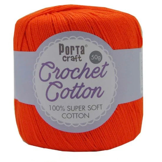 Crochet Cotton 50g 145m 3ply - Sunkist
