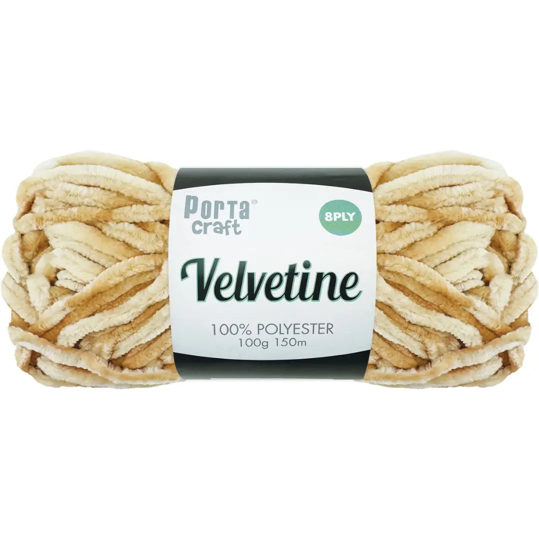 Velvetine Yarn 8ply 100g - Almond