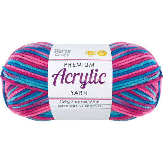 Acrylic Yarn 100g 189m 8ply - Enchantment