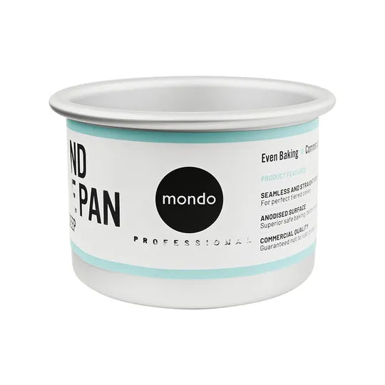 MONDO PRO ROUND CAKE PAN 4IN/10X7.5CM