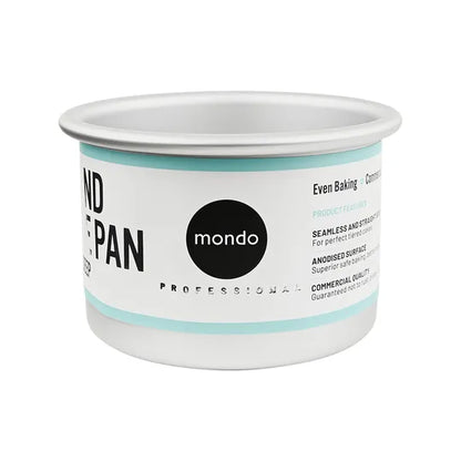 MONDO PRO ROUND CAKE PAN 4IN/10X7.5CM