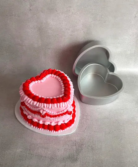 MONDO PRO HEART CAKE PAN 8IN/20X7.5CM