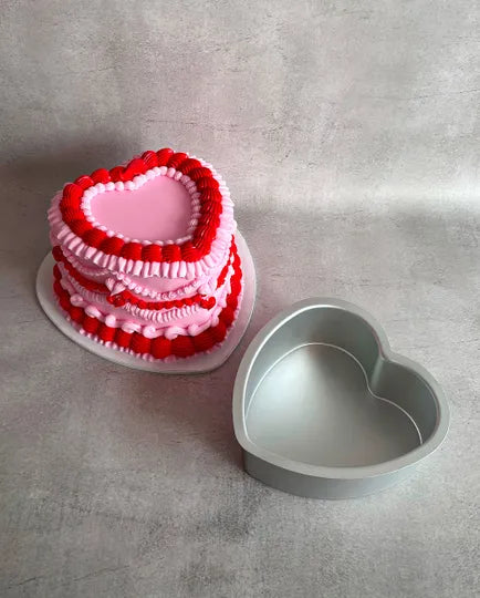 MONDO PRO HEART CAKE PAN 8IN/20X7.5CM
