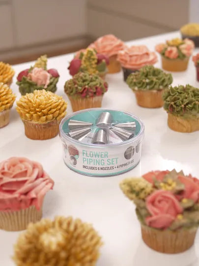 MONDO FLOWER PIPING SET 10PCS