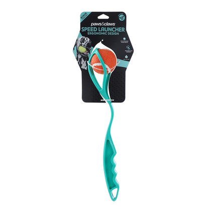 ERGONOMIC BALL LAUNCHER 40X7CM GREEN