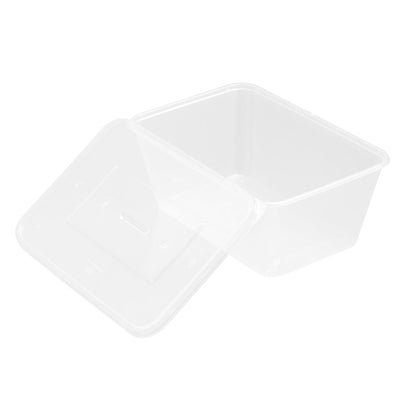 REUSABLE FOOD CONTAINER RECT 1L VALUE 25PK