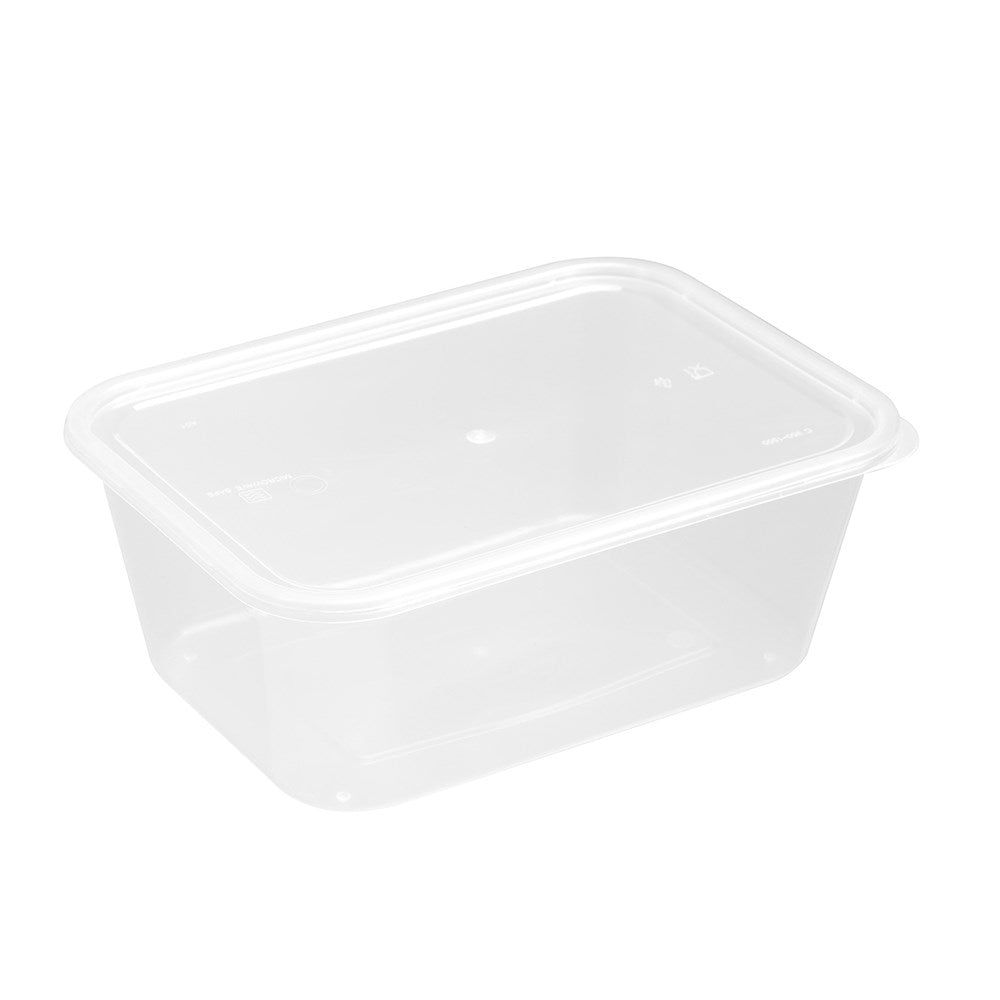 REUSABLE FOOD CONTAINER RECT 1.5L 10PK