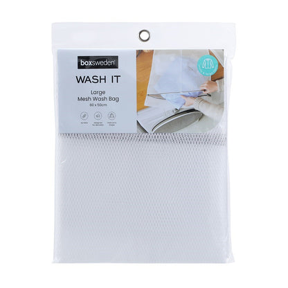 MESH WASH CLOTHES BAG LGE 60X50CM