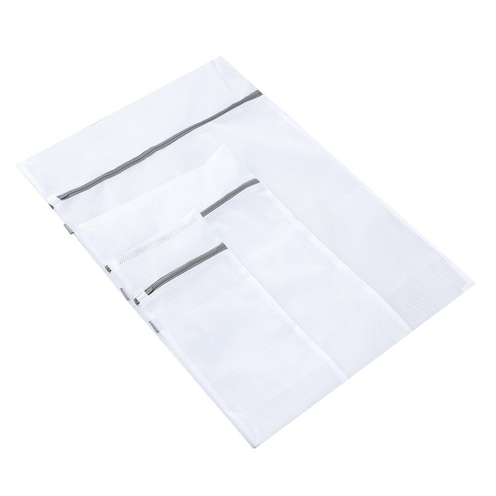 MESH WASH BAGS 3 ASSTD SIZE SML - 40X20CM / MED - 50X35CM LGE - 70X50CM