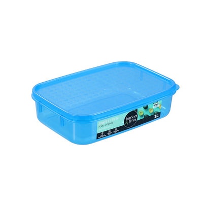 SIMPLE FRESH FOOD CONTAINER 1L 19.5X13.5X5.5CM 2 ASSTD