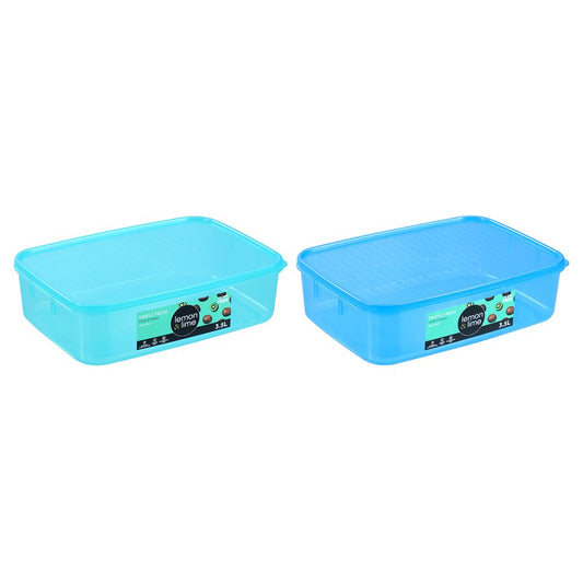 SIMPLE FRESH FOOD CONTAINER 3.5L 28X20X8CM 2 ASSTD