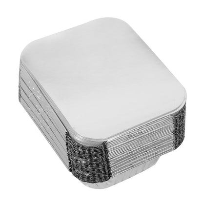 FOIL CONTAINER W/ LID 30PK 14X12X4.5CM