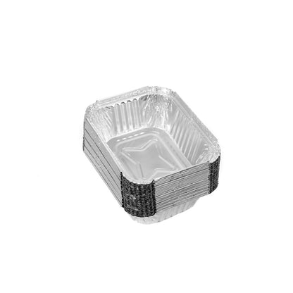 FOIL CONTAINER W/ LID 30PK 14X12X4.5CM