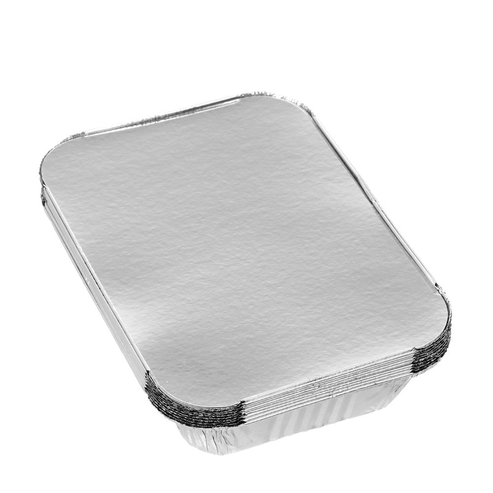 FOIL CONTAINER W/LID 10PK 26.5X19.5X6.5CM