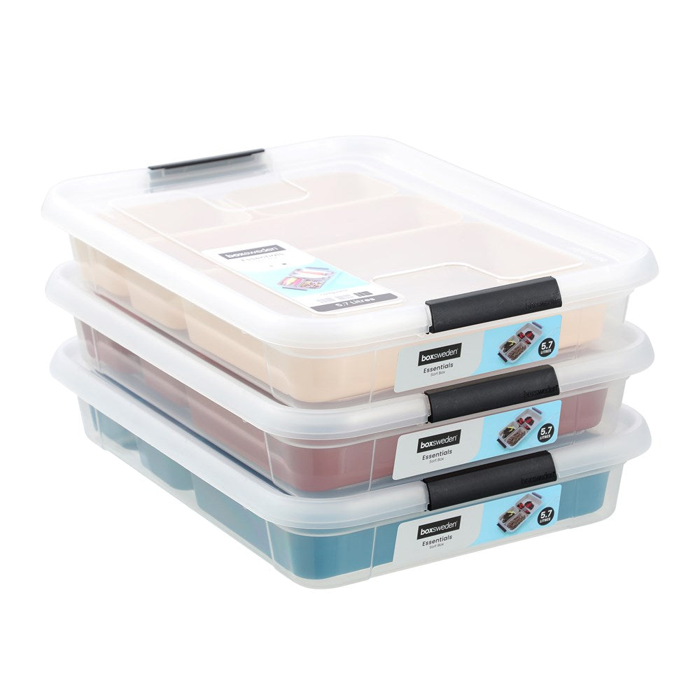 ESSENTIALS SORT BOX 5.7L INC TRAYS 3 ASSTD