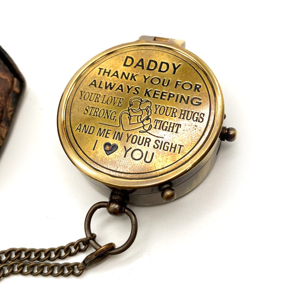 Compass with Message - Daddy
