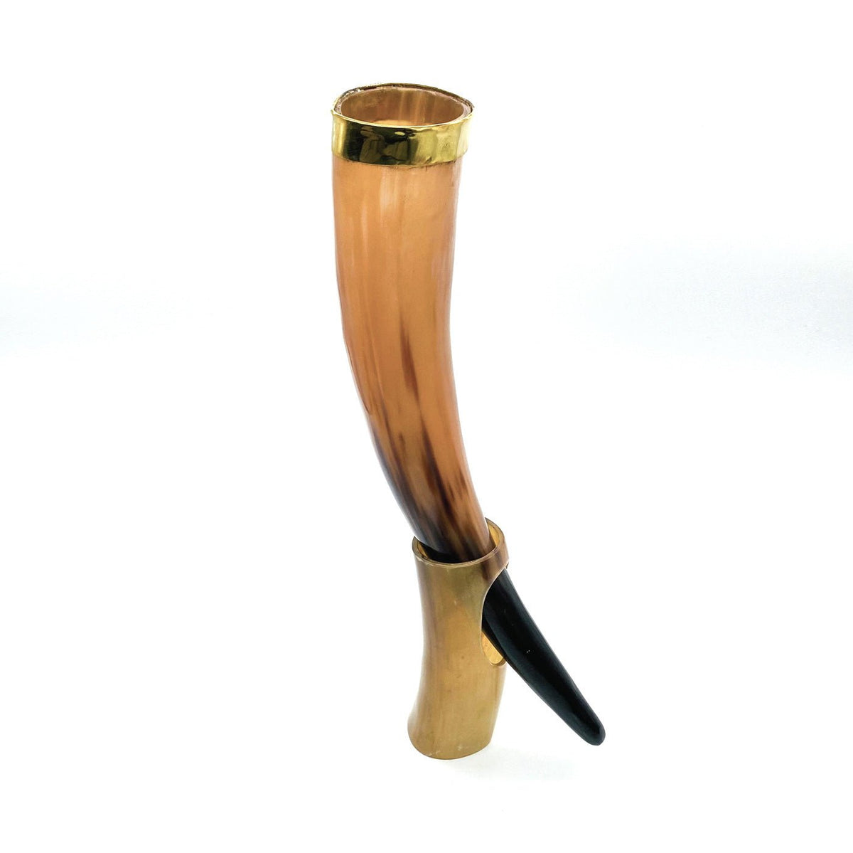 Viking Drinking Horn With Stand