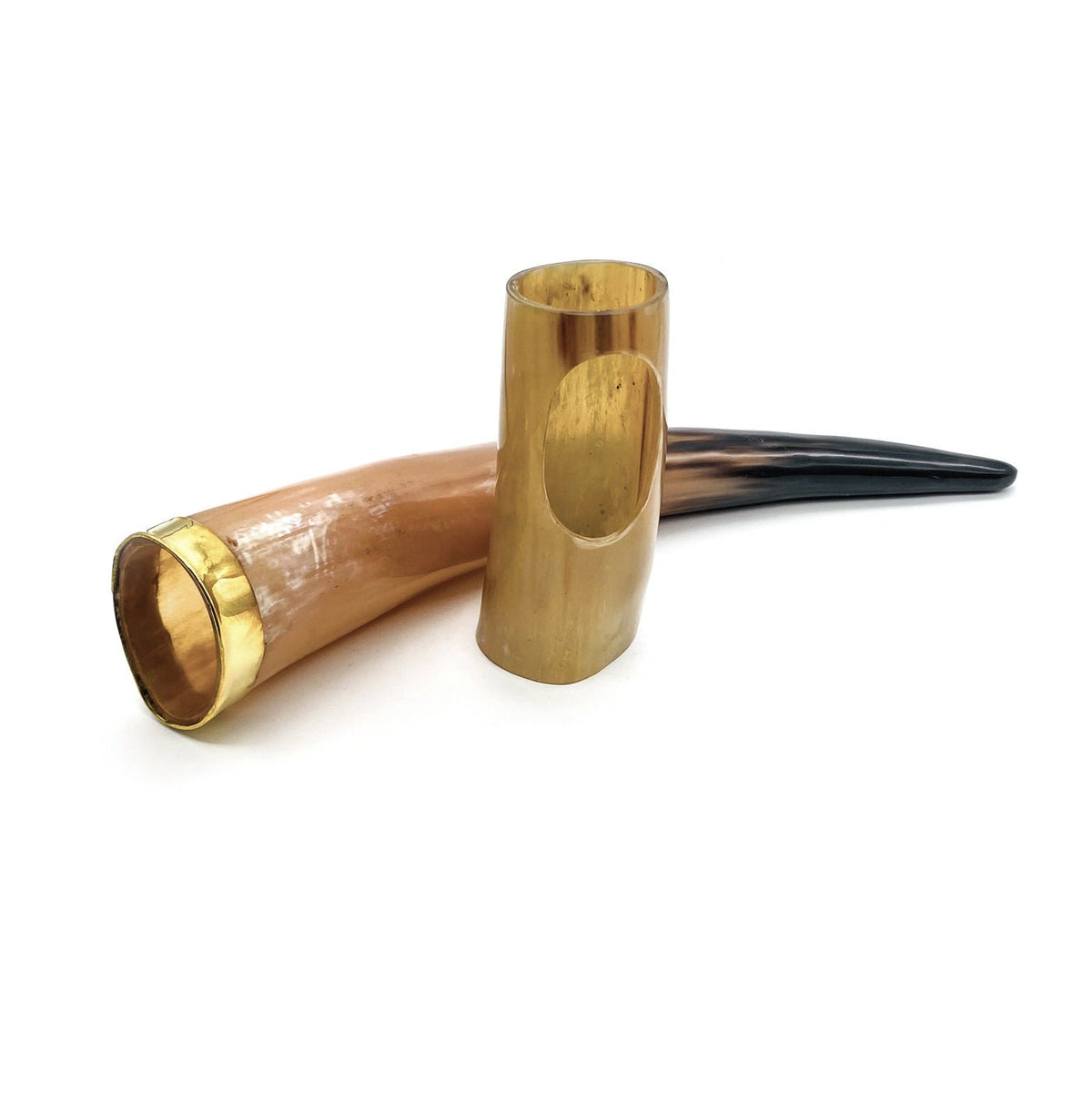 Viking Drinking Horn With Stand