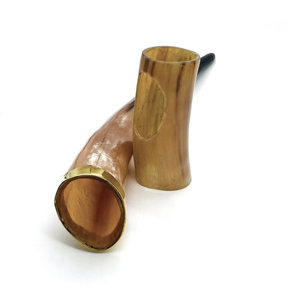 Viking Drinking Horn With Stand