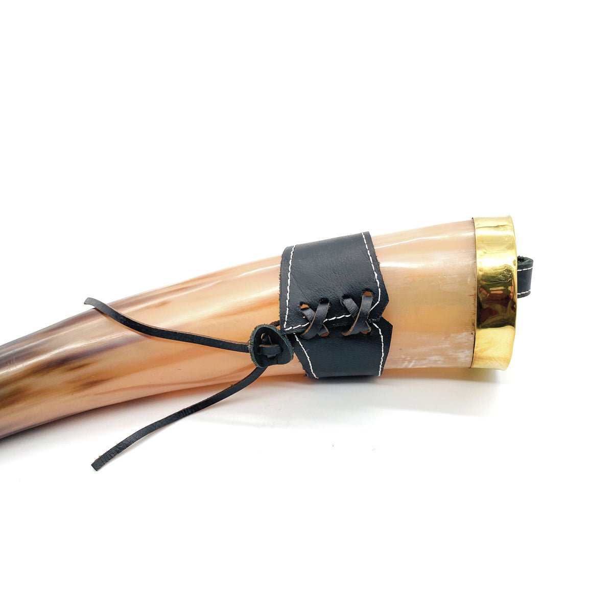 Viking Drinking Horn with Leather Strap