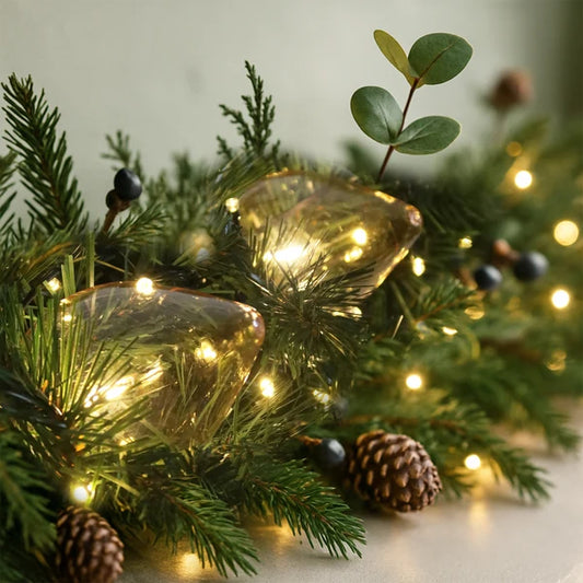 10 LED Connectable Large Pinecone String Light