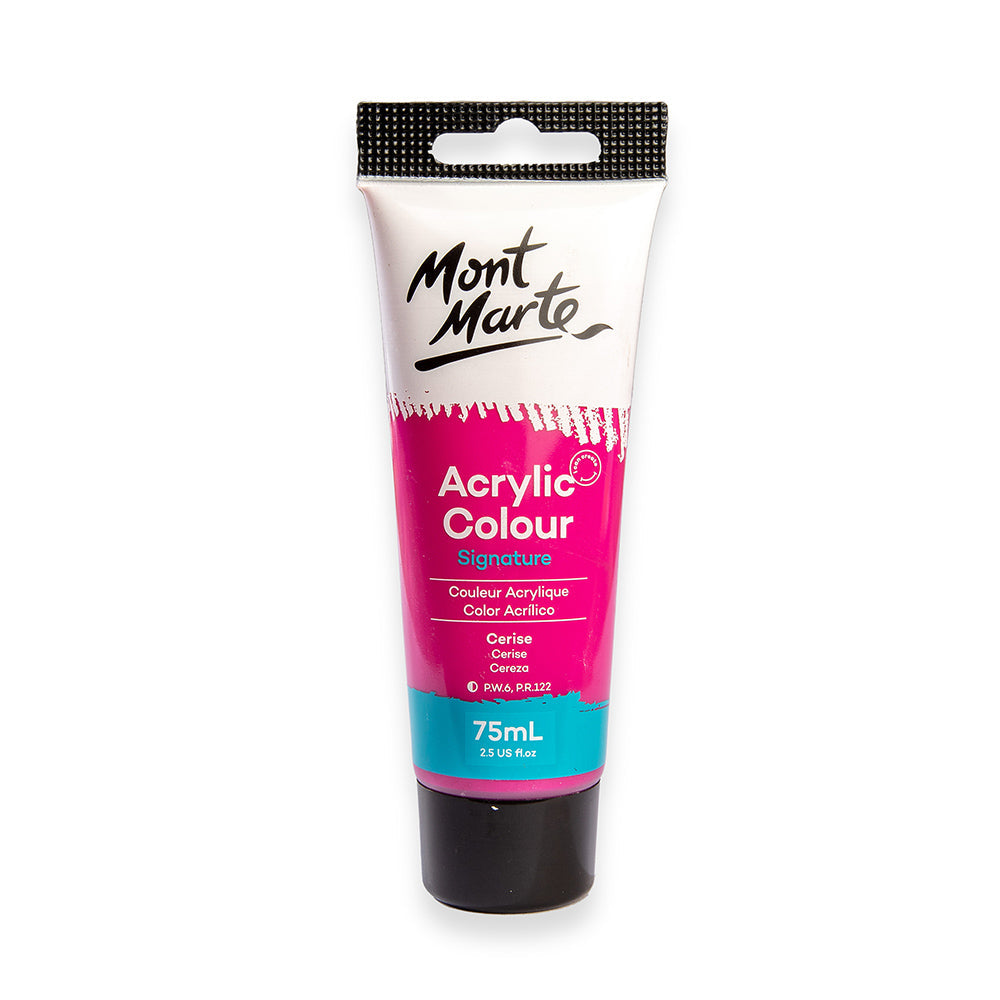 Acrylic Colour Paint Signature 75ml Tube - Cerise
