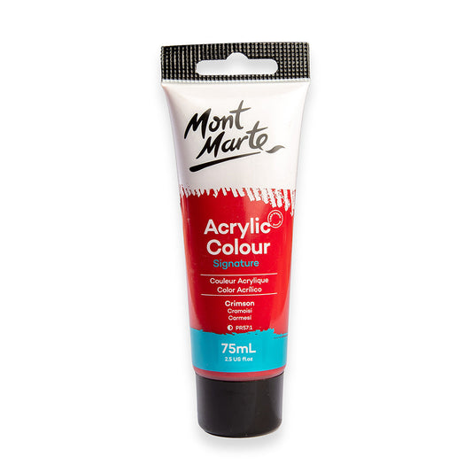 Acrylic Colour Paint Signature 75ml Tube - Crimson