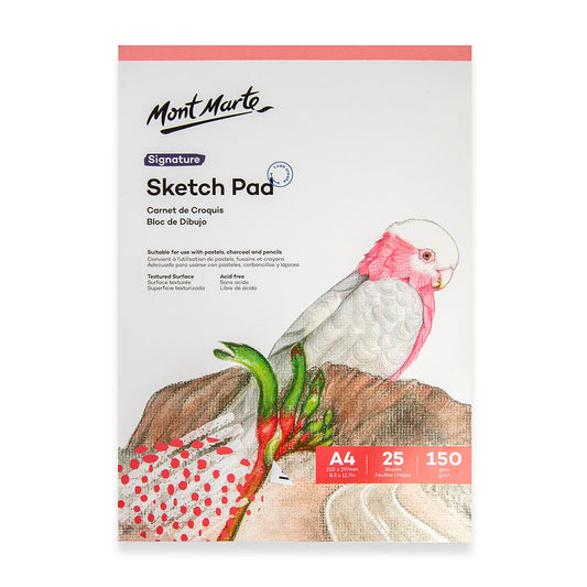 Sketch Pad Signature 150gsm 25 Sheet A4 210 x 297mm (8.3 x 11.7in)